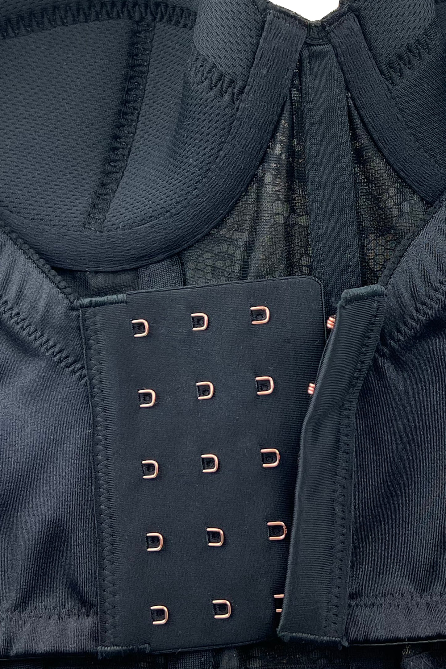 Perpetual Glam Lace Overlay Longline Bustier in Black with Gold Lurex | Pinup Girl Clothing