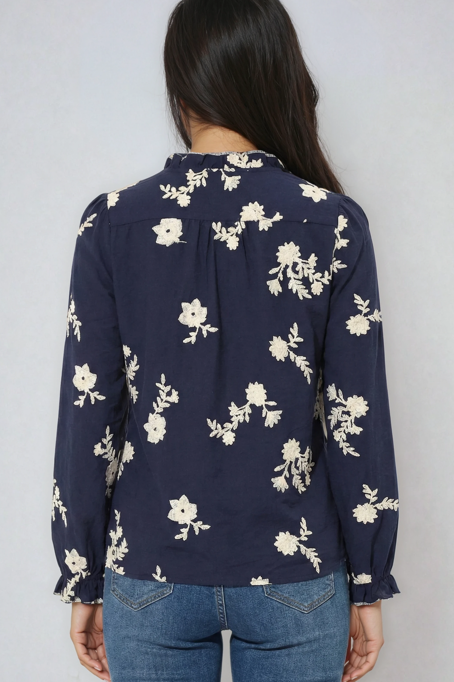 Cece Embroidered Floral Blouse | Miss Sparkling