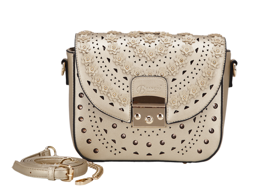 Celestial Star crystal crossbody bag in gold, by Pinup Girl Clothing