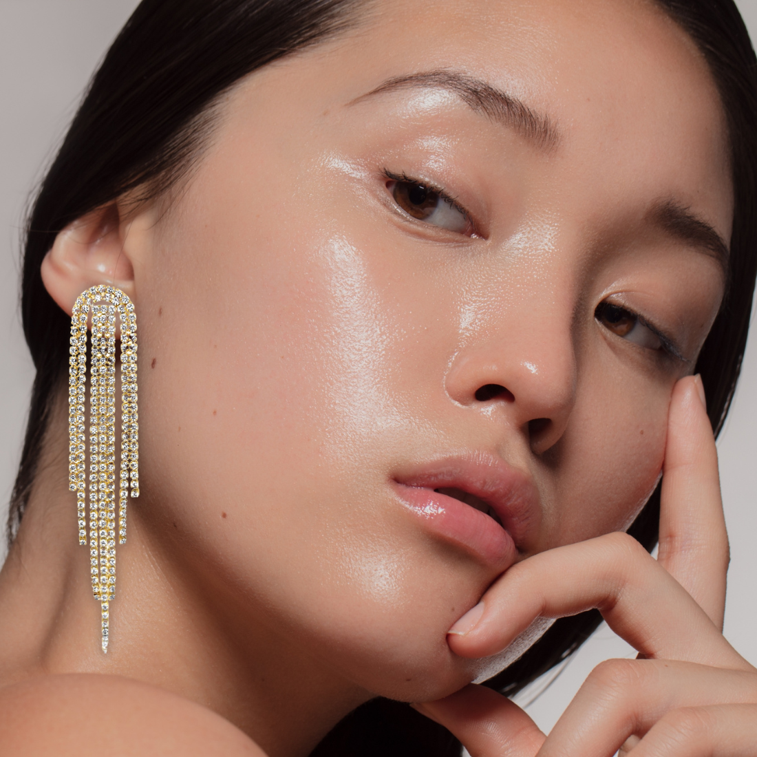 Rebecca Tassel Chain Earring