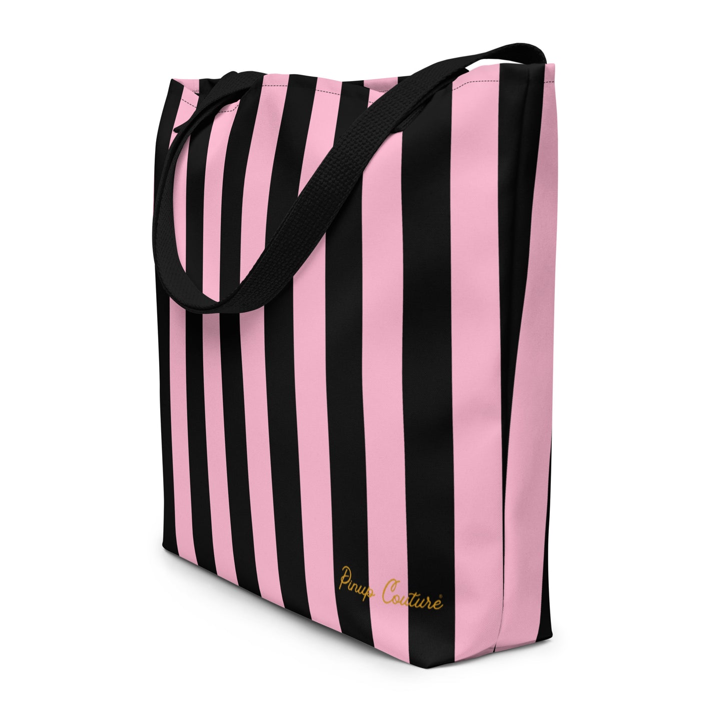 Bethany Large Shopper Tote Bag in Cotton Candy Mark Stripe | Pinup Couture Relaxed