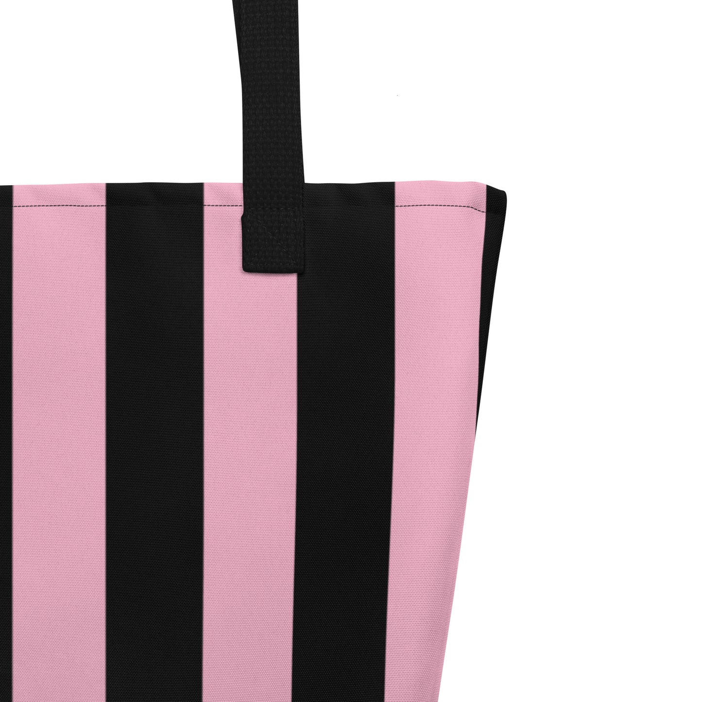 Bethany Large Shopper Tote Bag in Cotton Candy Mark Stripe | Pinup Couture Relaxed