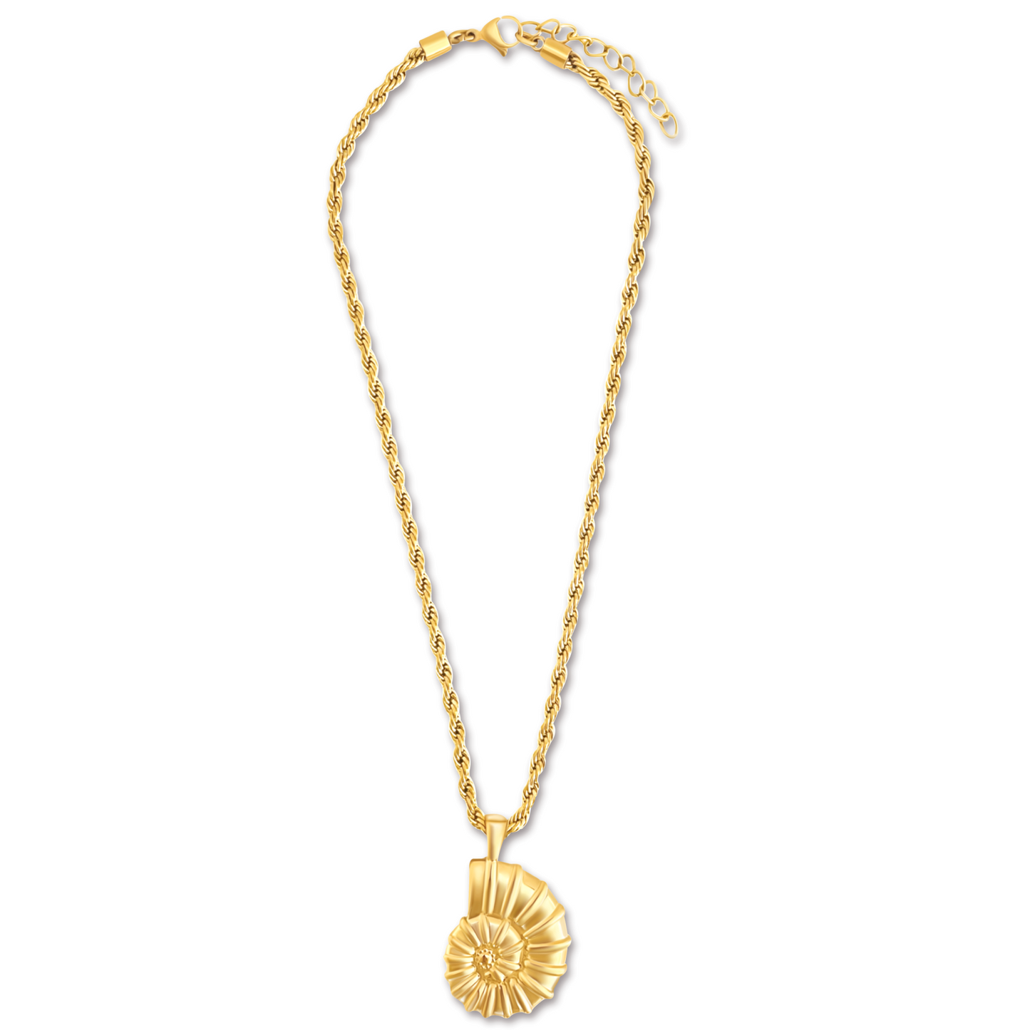 Eliana Oversized Shell Pendant Necklace