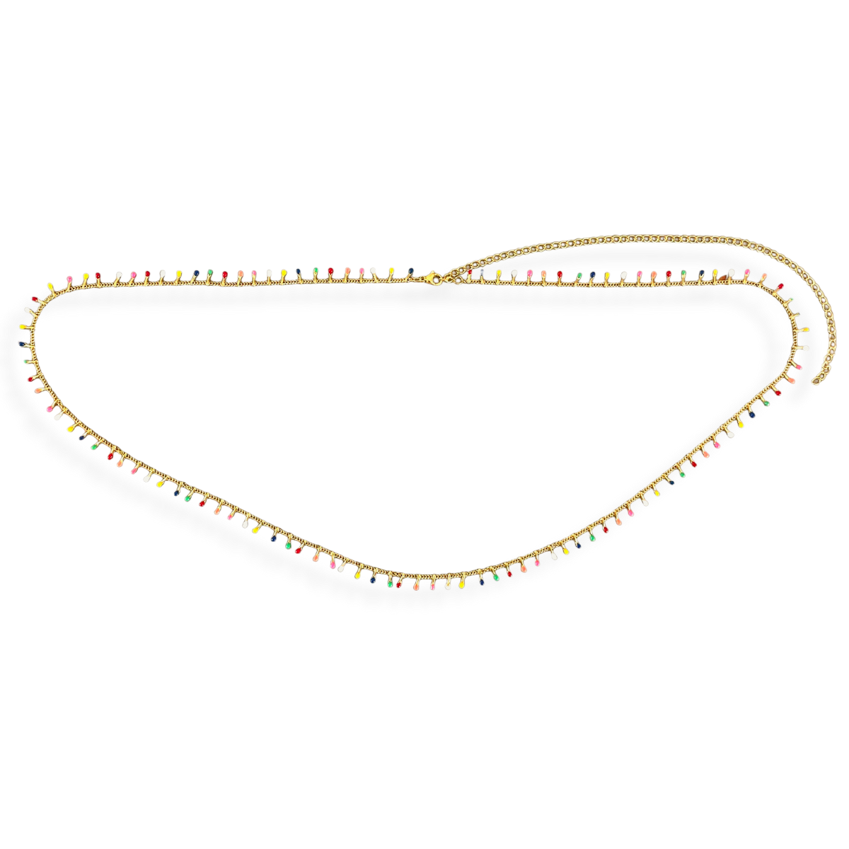 Ryanne Colorful Enamel Waist Chain