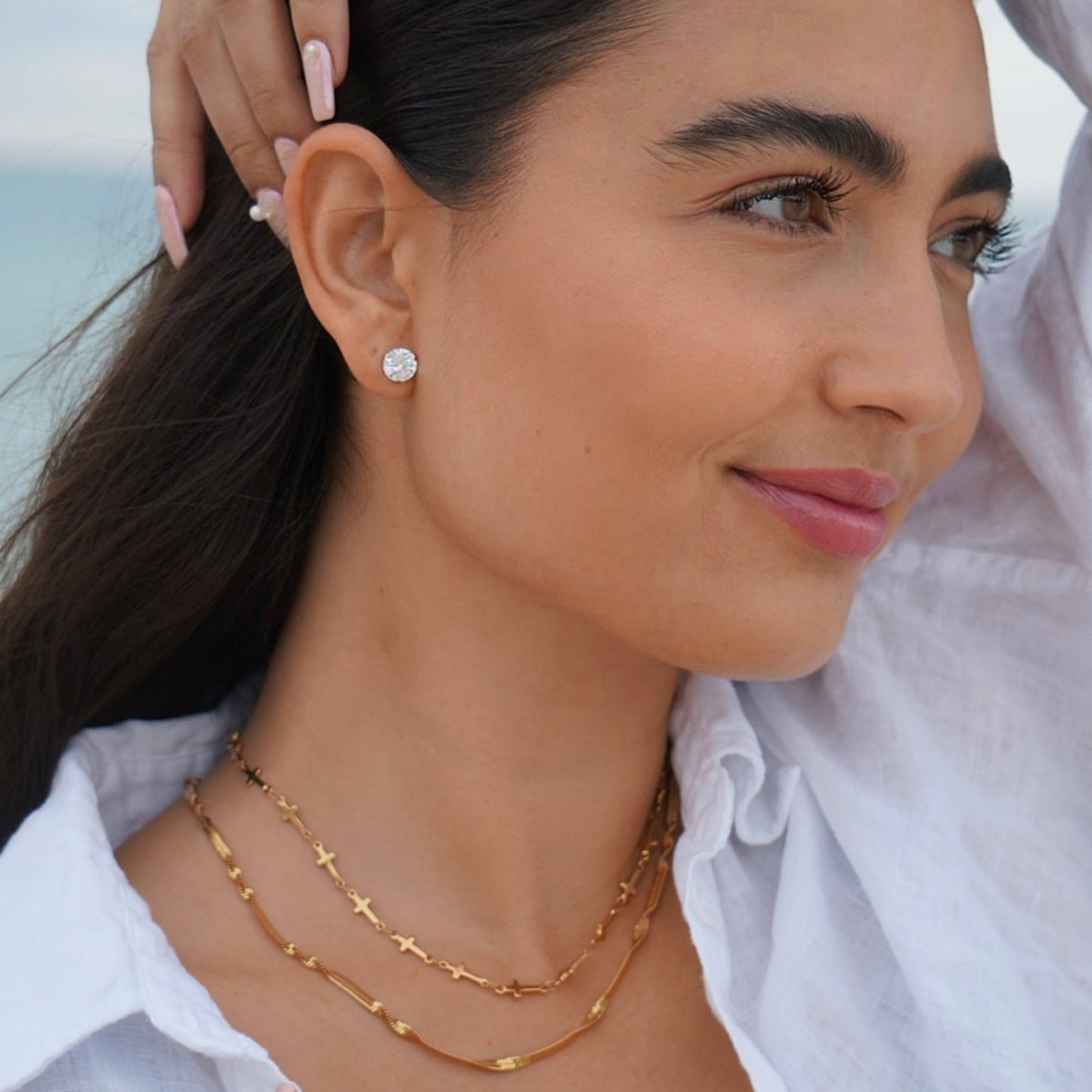 Ariana Large Stud Earring