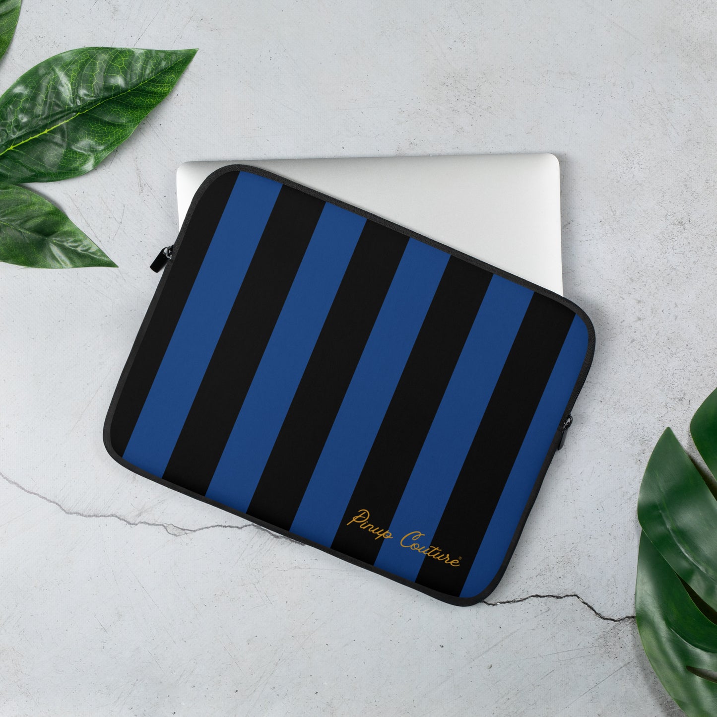 Lindy Nevermore Stripe Computer Laptop Sleeve | Pinup Couture Relaxed