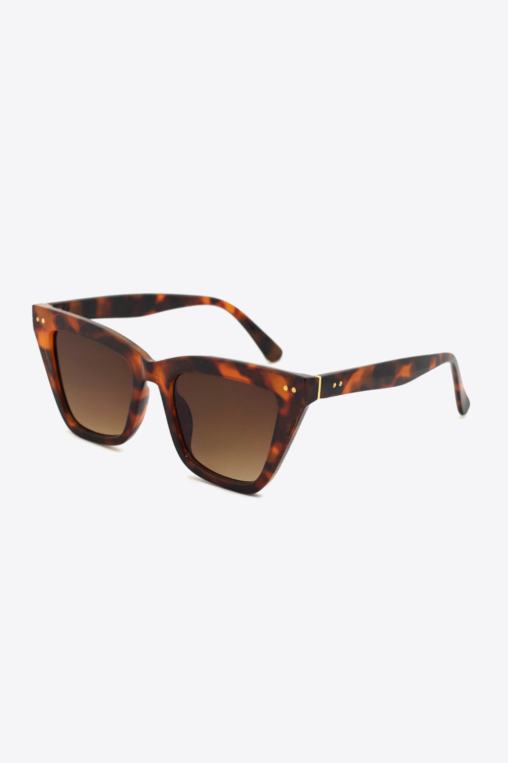Charm School Wayfarer UV400 Sunglasses in Apricot and Tortoiseshell