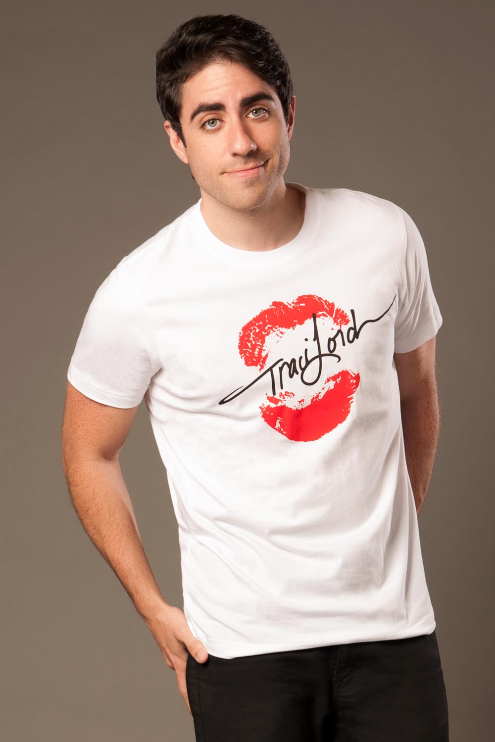 Rendezvous periode Bugt Men's Traci Lords Signature T-shirt in White – pinupgirlclothing.com