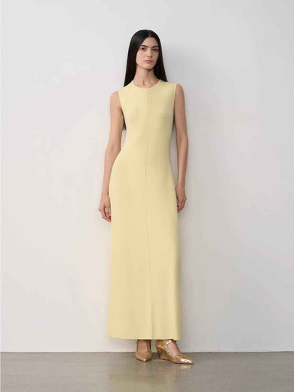 Fireladyfur Island Letters Merino Wool Knit Maxi Dress | 3 Colors