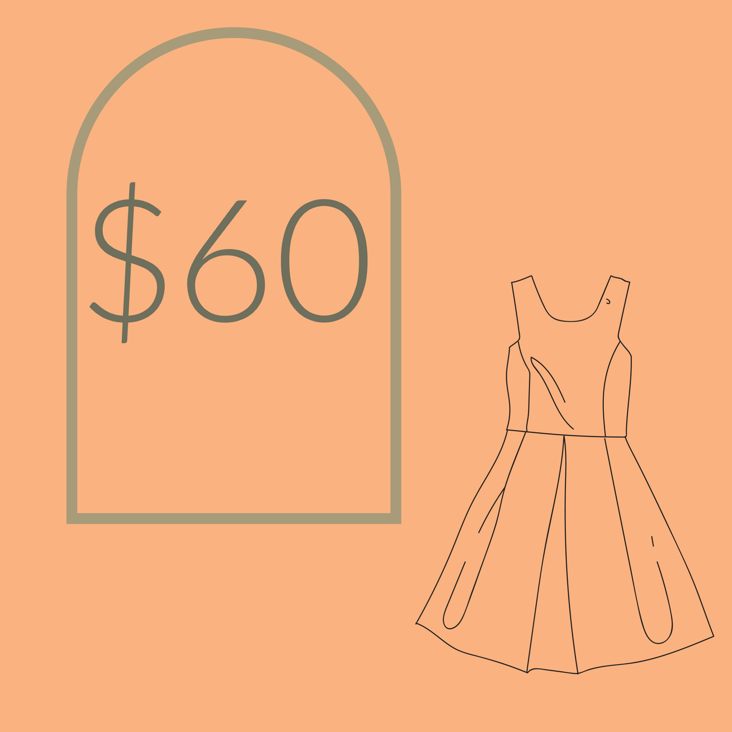 Yard Sale $60 Dress