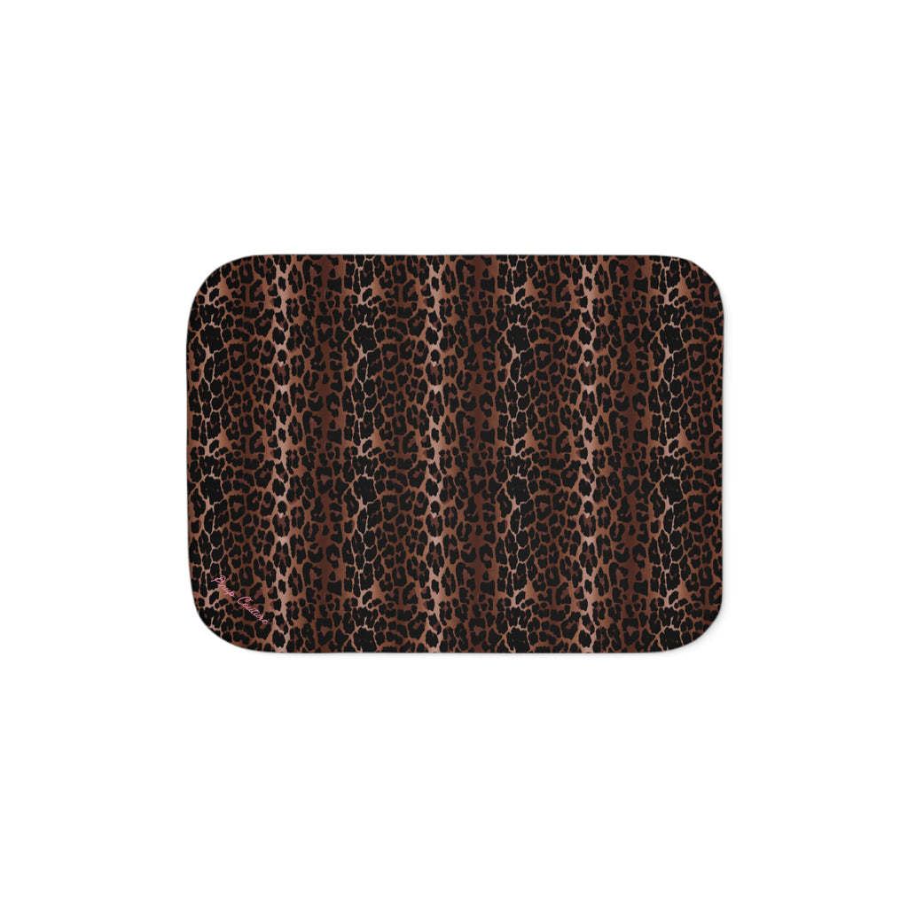 Ultra Fuzz OG Leopard Print Sherpa Blanket ��� Reversible Two���Tone Cozy Throw