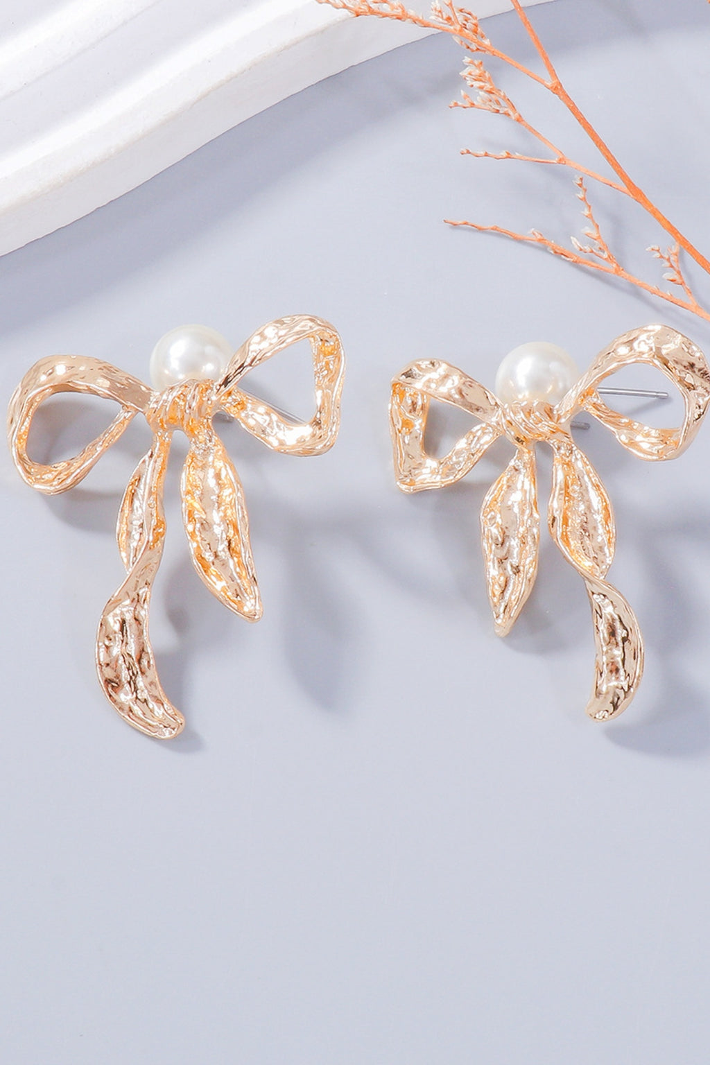 Zoe Pearl & Bow Jewelry Set | Silver or Gold
