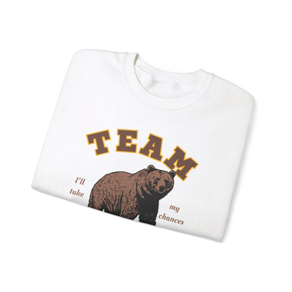 Team Bear - I Choose the Bear Unisex Graphic Sweatshirt | 3 Colors | Hyperbole Design