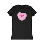 I Love Me Candy Heart Women's Fitted Graphic Tee