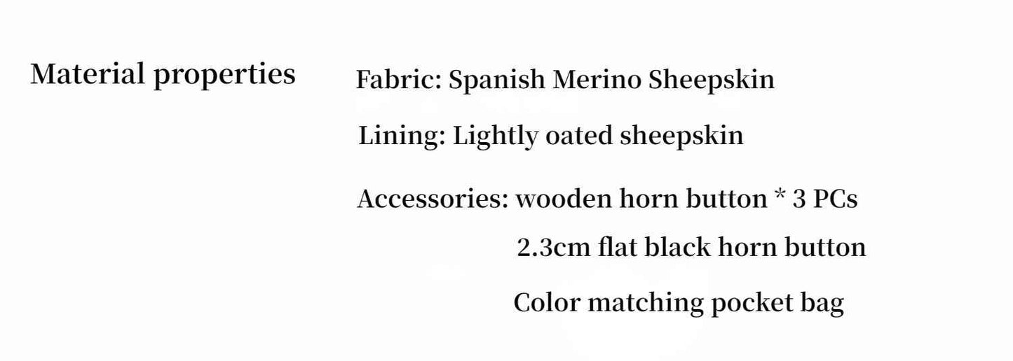 Fireladyfur Women's Long Sheepskin Jacket With Stand Collar “Dreamer” | 2 Colors