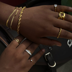Morgan Ring  | Gold and Silver