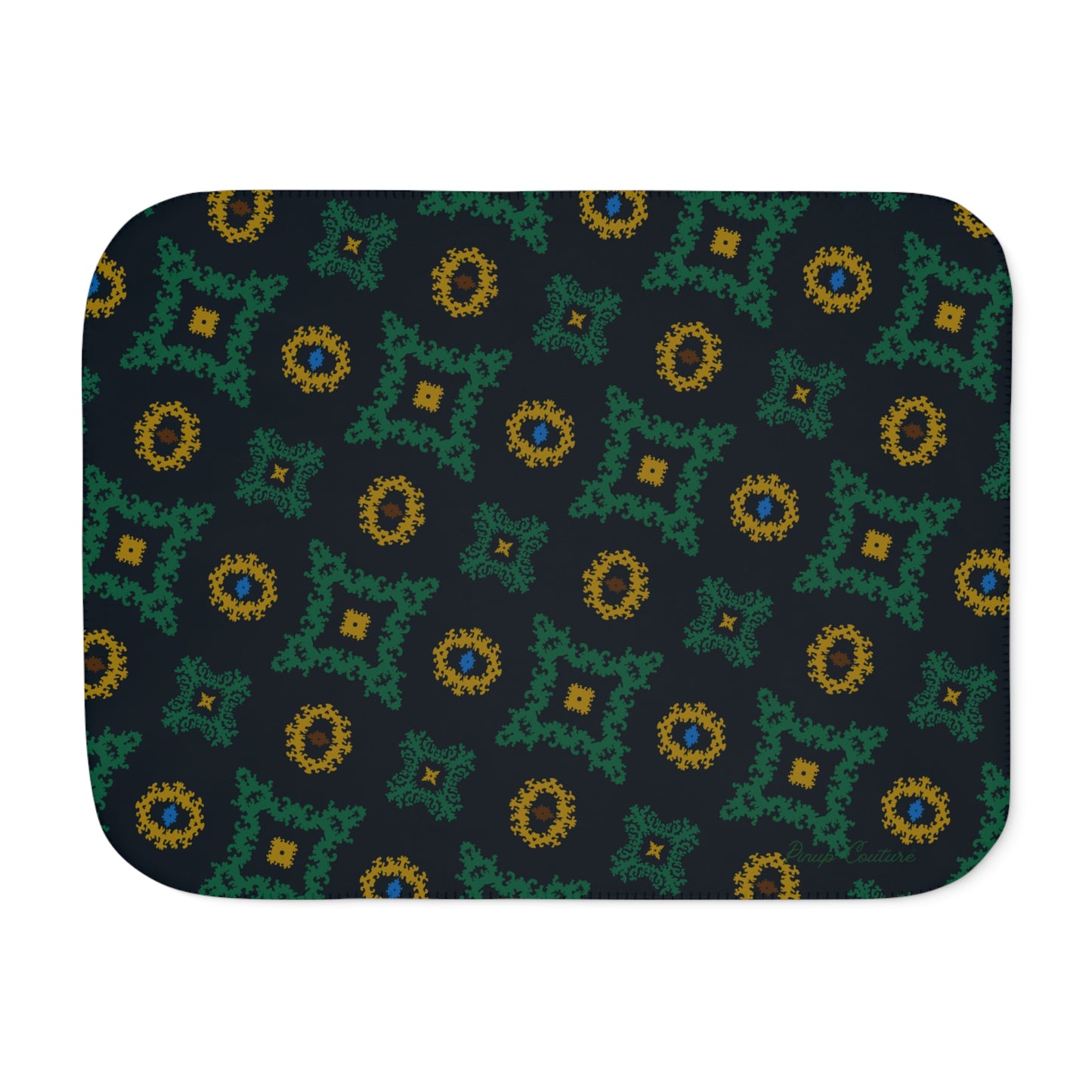 Ultra Fuzz Mesmerize Sherpa Blanket — Reversible Two‑Tone Cozy Throw | Pinup Couture