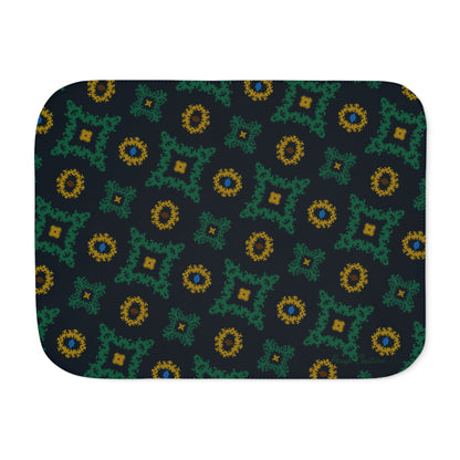 Ultra Fuzz Mesmerize Sherpa Blanket — Reversible Two‑Tone Cozy Throw | Pinup Couture