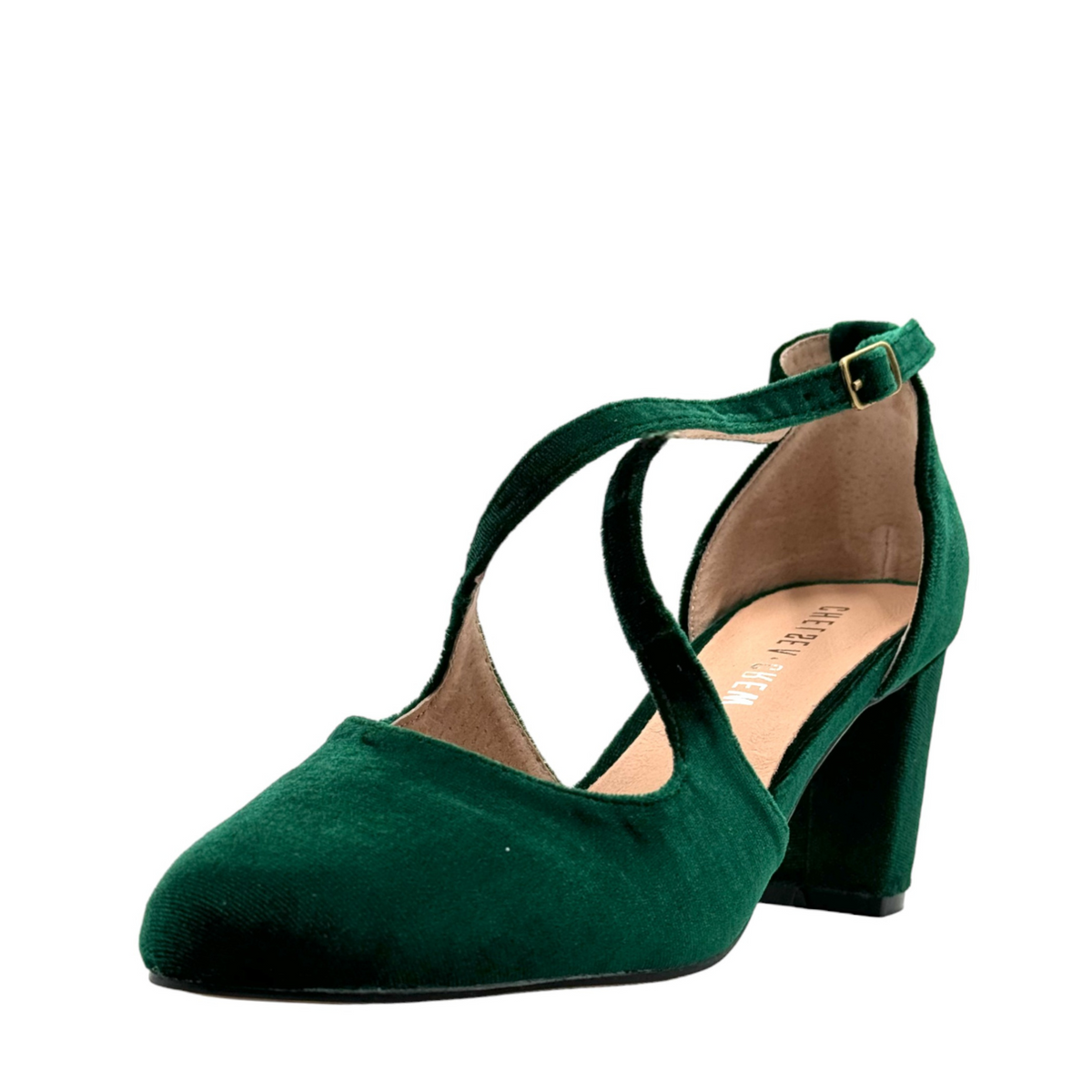 Oren Velvet Mary Jane Heels | 6 Colors | Chelsea Crew