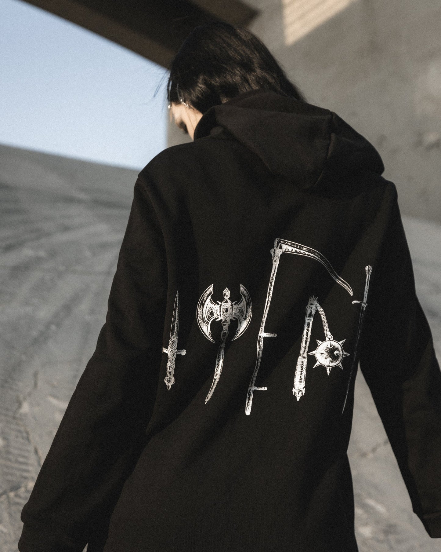 Van Helsing Longline Zip Hoodie