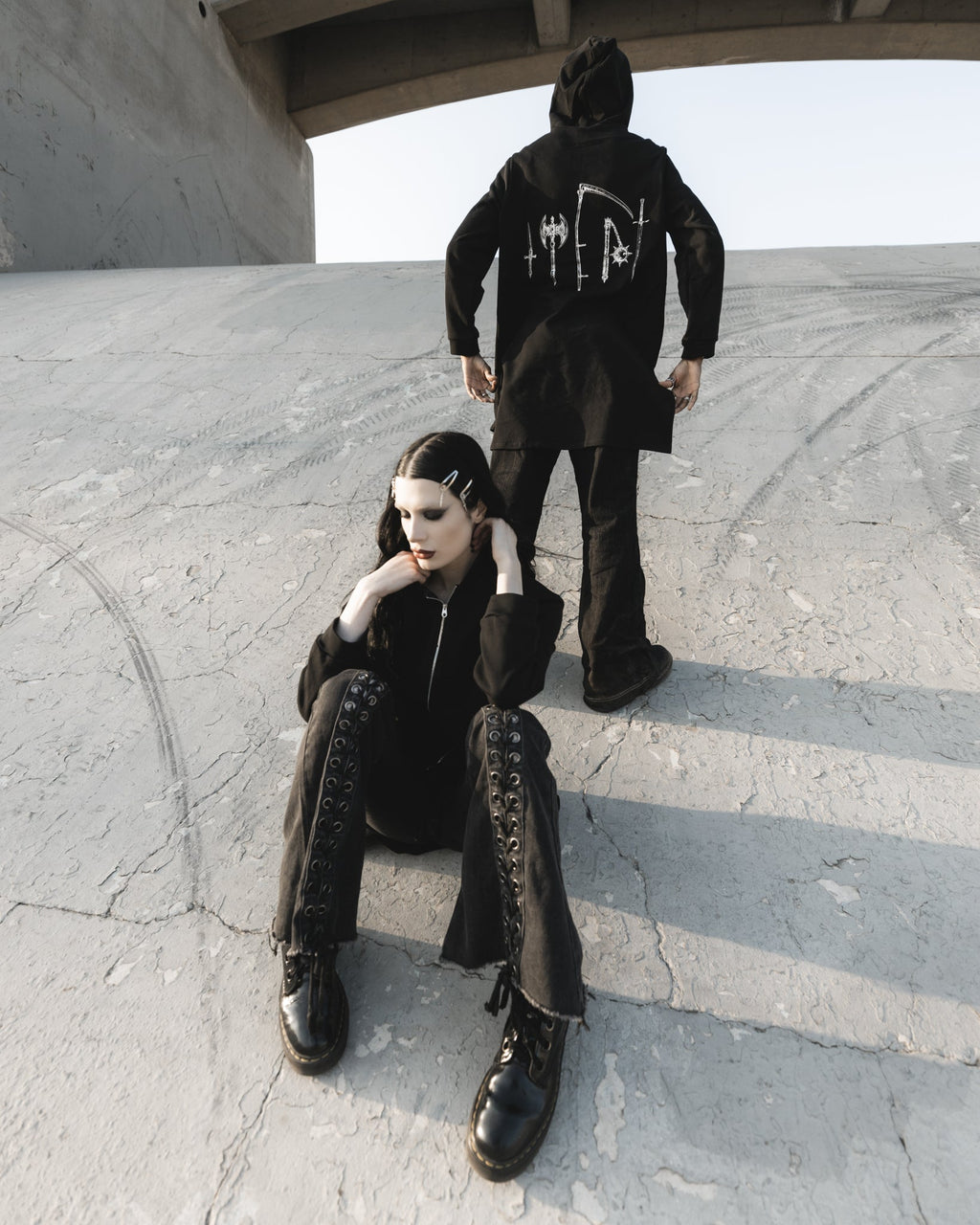 Van Helsing Longline Zip Hoodie