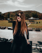 Stretch burnout velvet in black leopard print