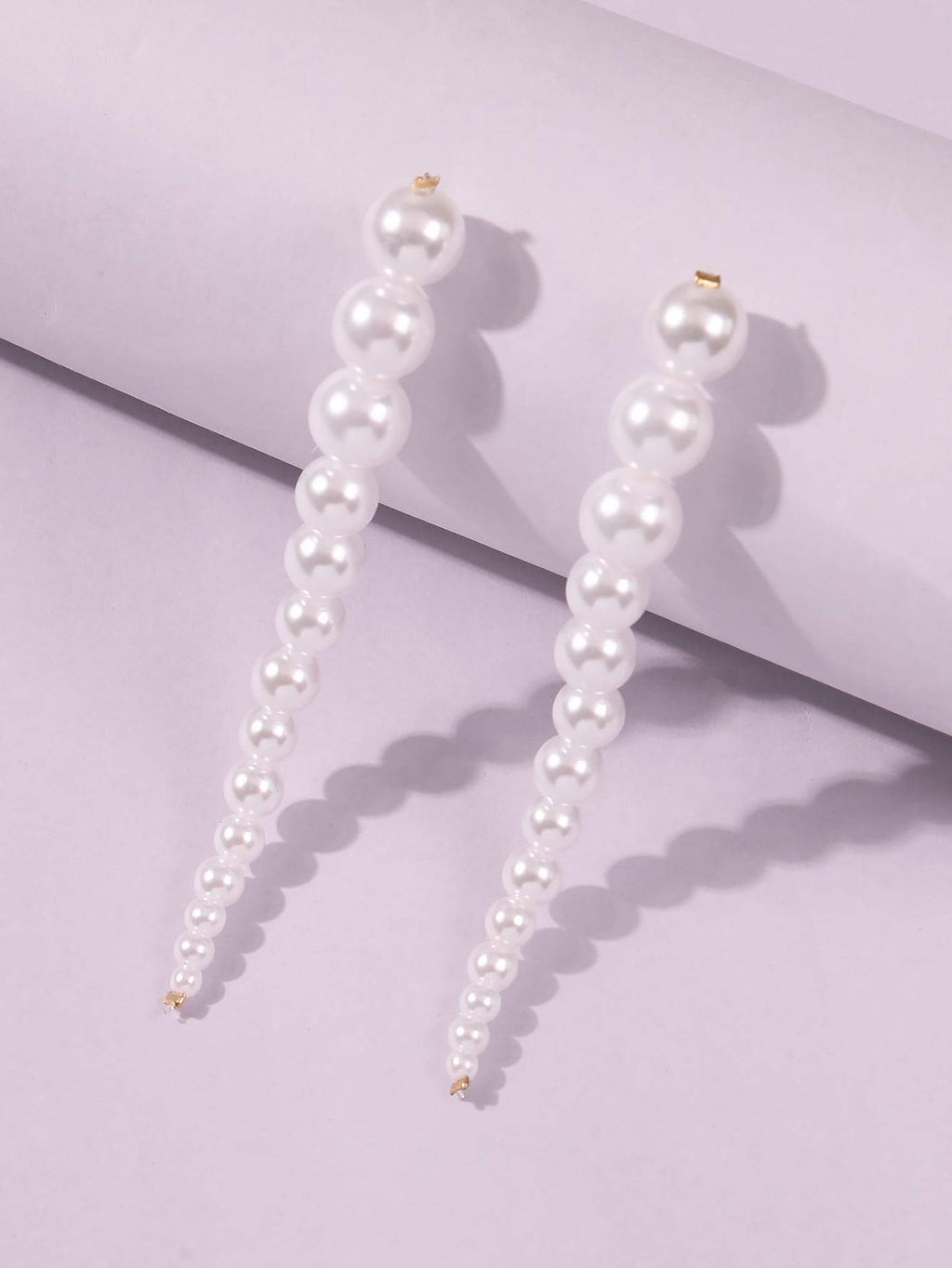 Faux Pearl Drop Earrings