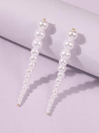 Faux Pearl Drop Earrings