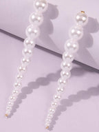 Faux Pearl Drop Earrings