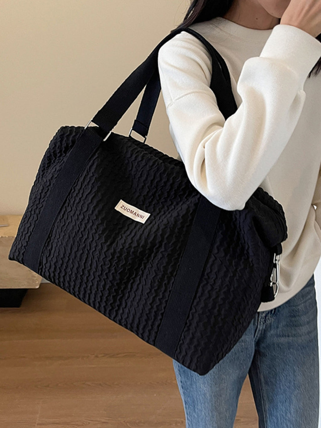 Texture Oxford Cloth Travel Bag | 6 Colors