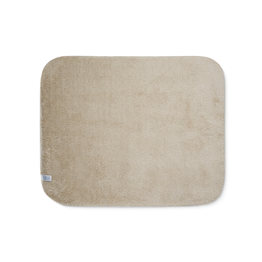 Ultra Fuzz Neutral Hotel Hexagon Sherpa Blanket ��� Reversible Two���Tone Cozy Throw