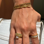 Morgan Ring  | Gold and Silver