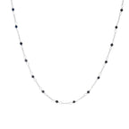 Cameo Italiano "Elements" Black Onyx Station Choice of Length Necklace