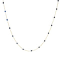 Cameo Italiano "Elements" Black Onyx Station Choice of Length Necklace