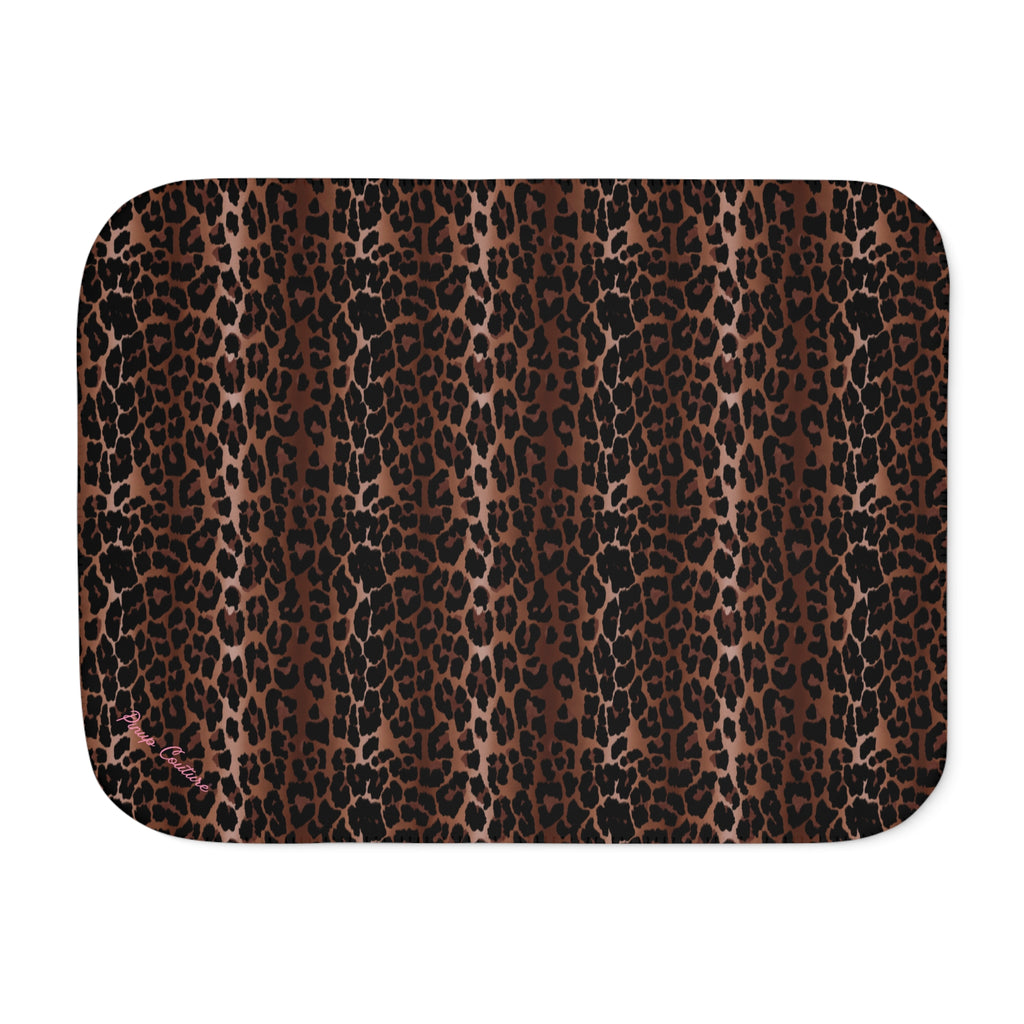 Ultra Fuzz OG Leopard Print Sherpa Blanket ��� Reversible Two���Tone Cozy Throw