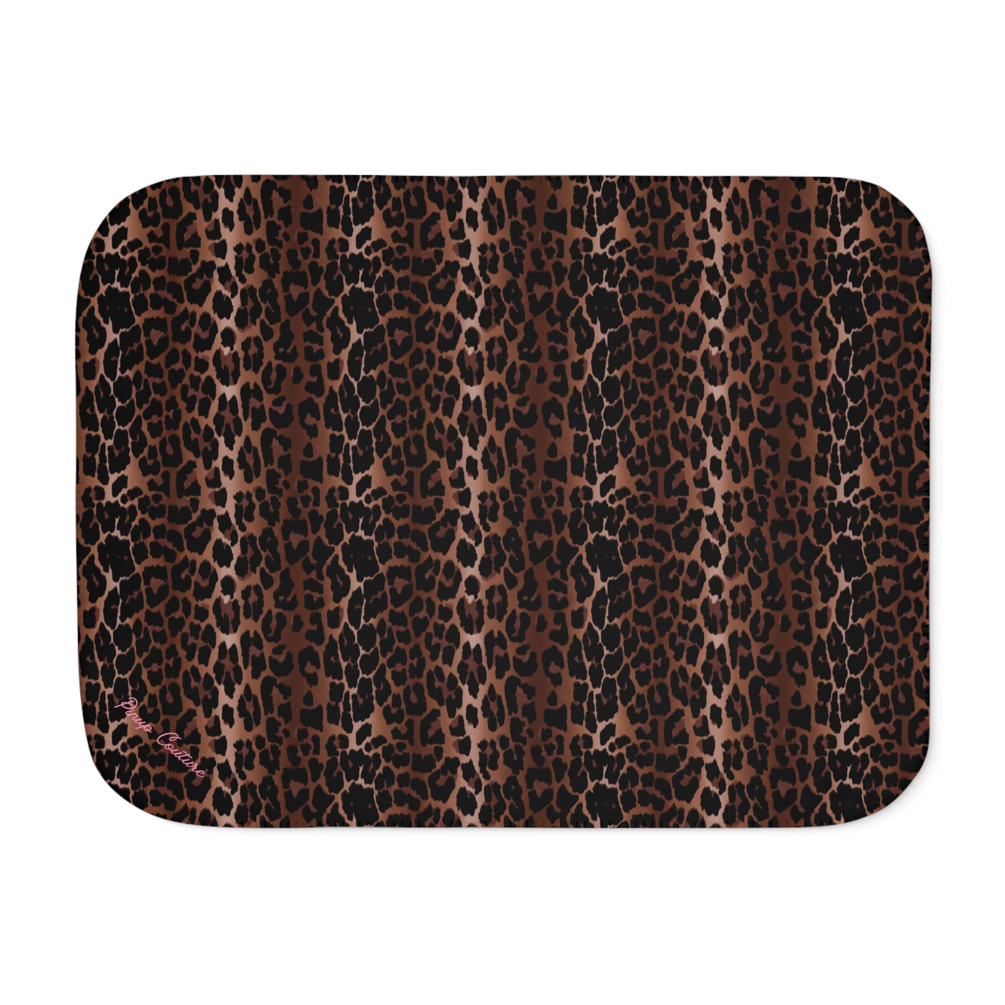 Ultra Fuzz OG Leopard Print Sherpa Blanket ��� Reversible Two���Tone Cozy Throw