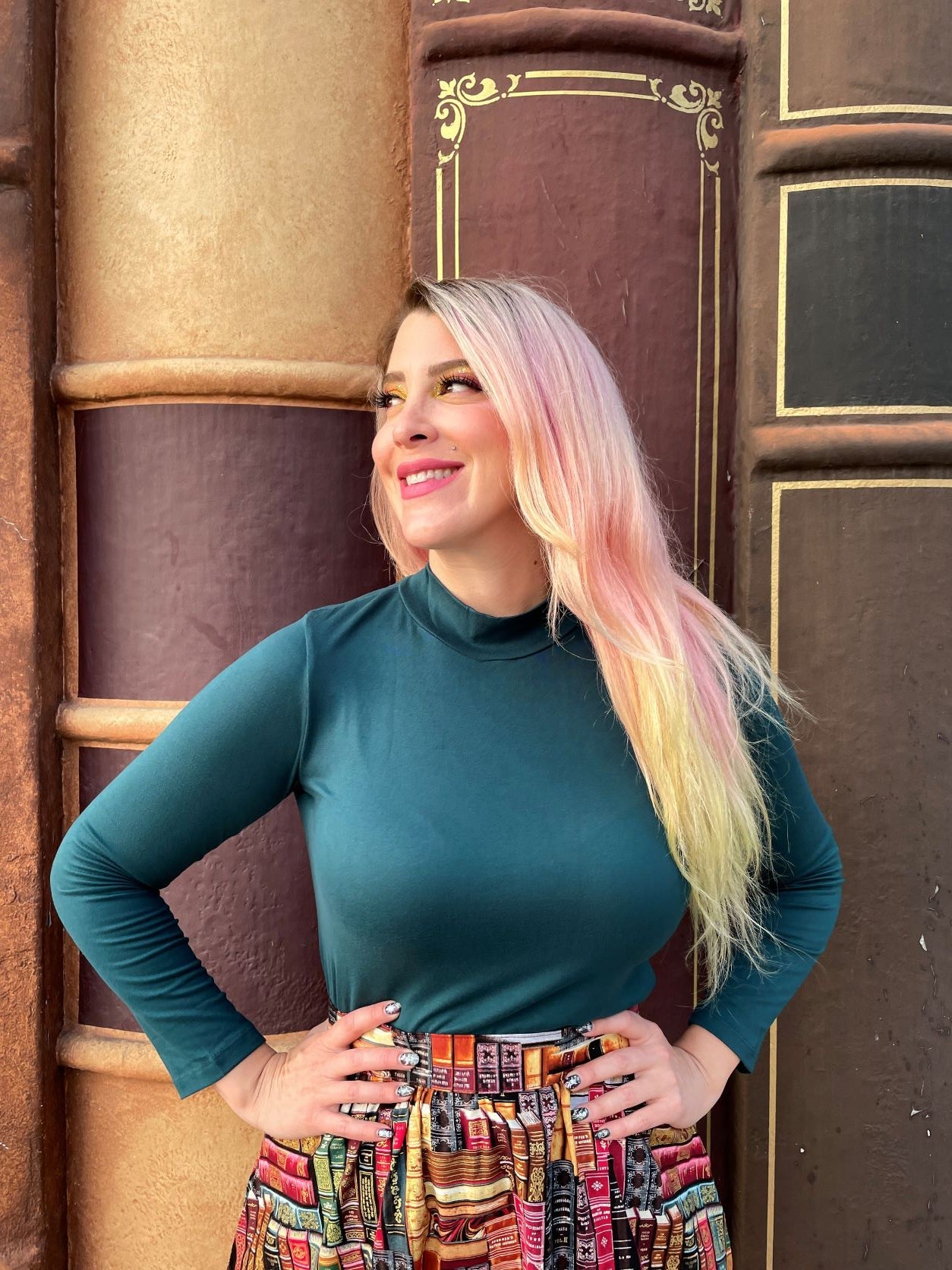 Vintage Mock Neck Top | Retrolicious