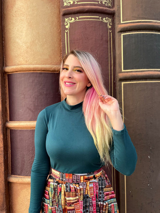 Vintage Mock Neck Top | Retrolicious