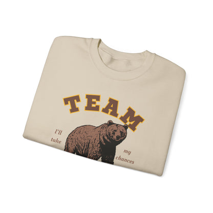 Team Bear - I Choose the Bear Unisex Graphic Sweatshirt | 3 Colors | Hyperbole Design