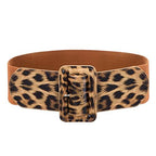 Wild Thing Leopard Stretch Belt