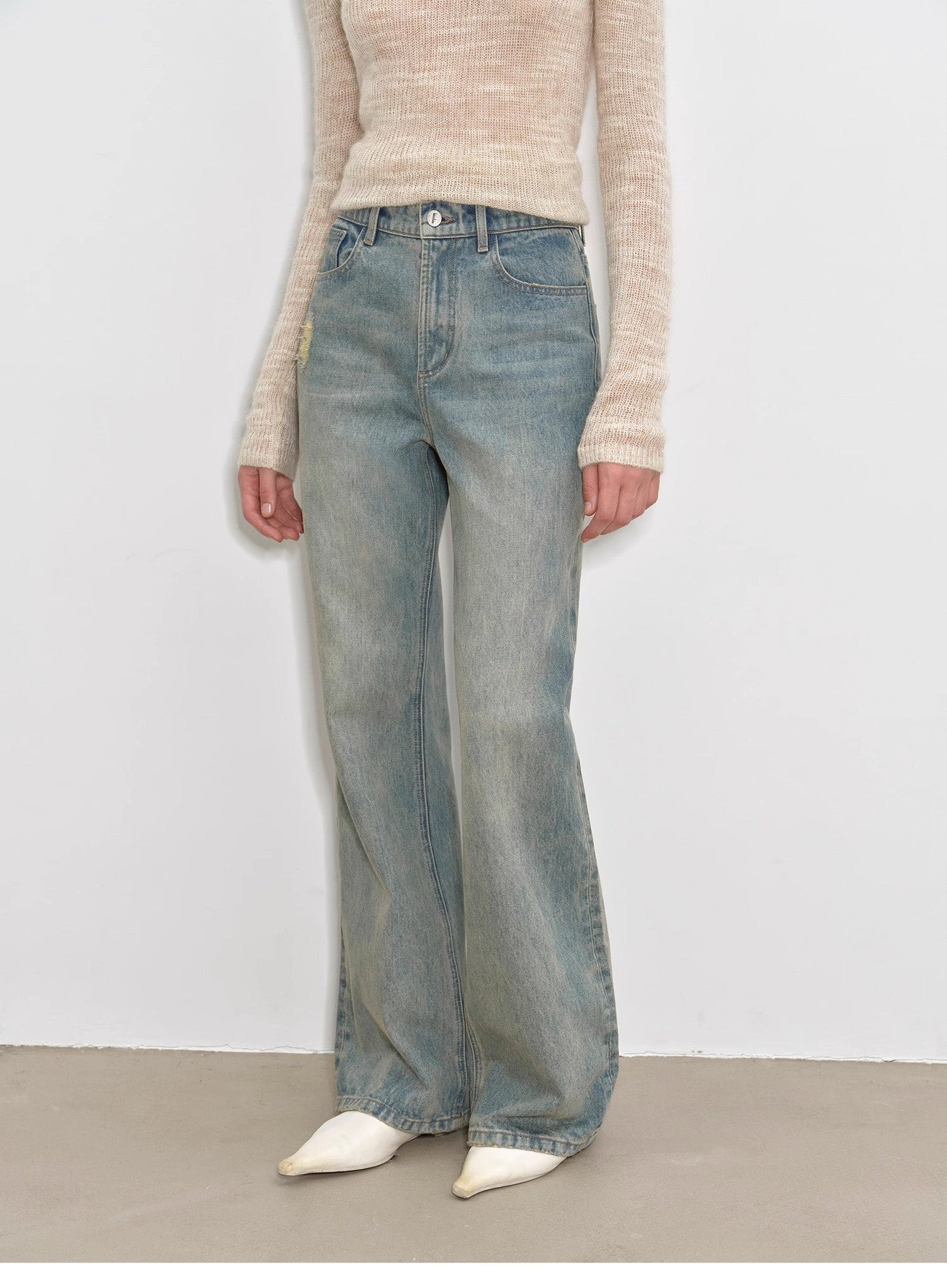 Flare Mark High-Rise Flared Jeans | 3 Colors | Fireladyfur