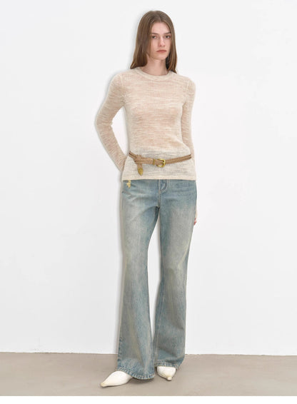 Flare Mark High-Rise Flared Jeans | 3 Colors | Fireladyfur