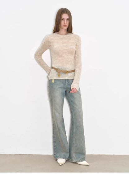 Flare Mark High-Rise Flared Jeans | 3 Colors | Fireladyfur