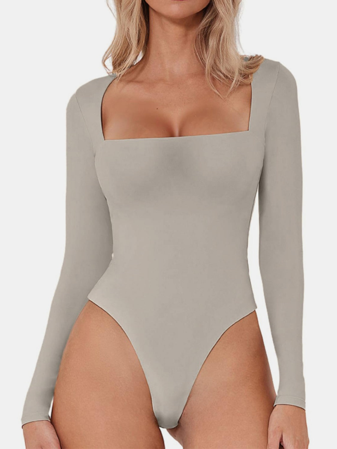 Everyway Square-Neck Long-Sleeve Bodysuit | 5 Colors