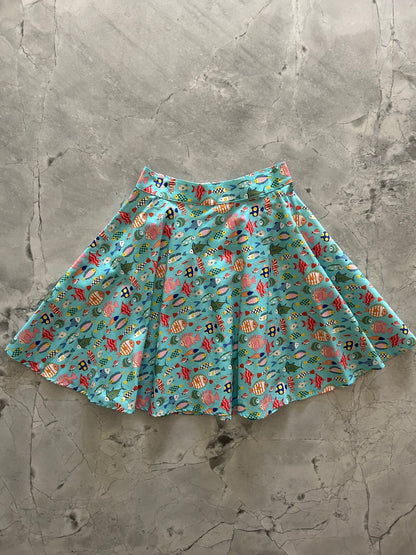 Colorful Fish Skater Skirt | Retrolicious