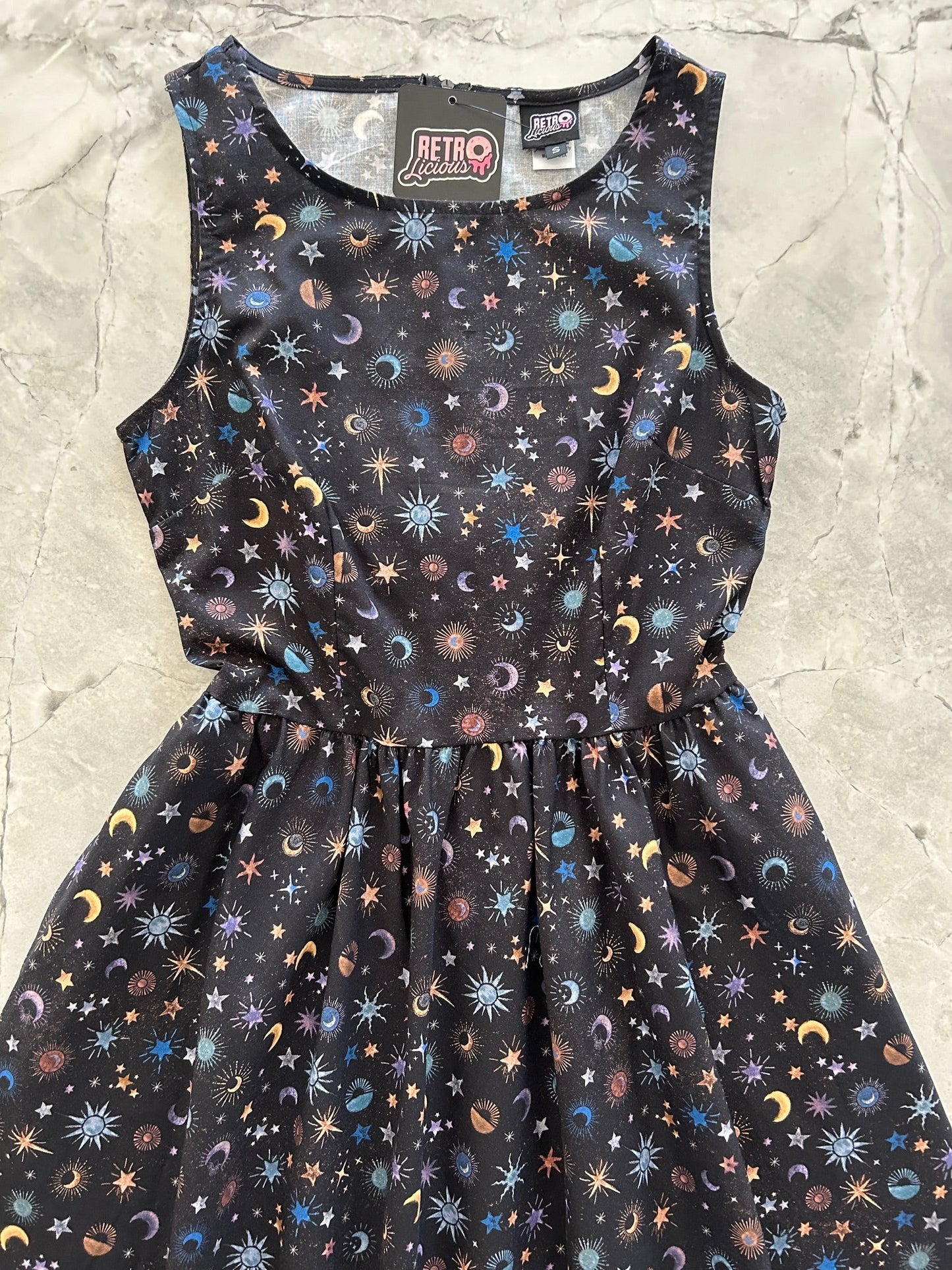 Celestial Midi Dress | Retrolicious