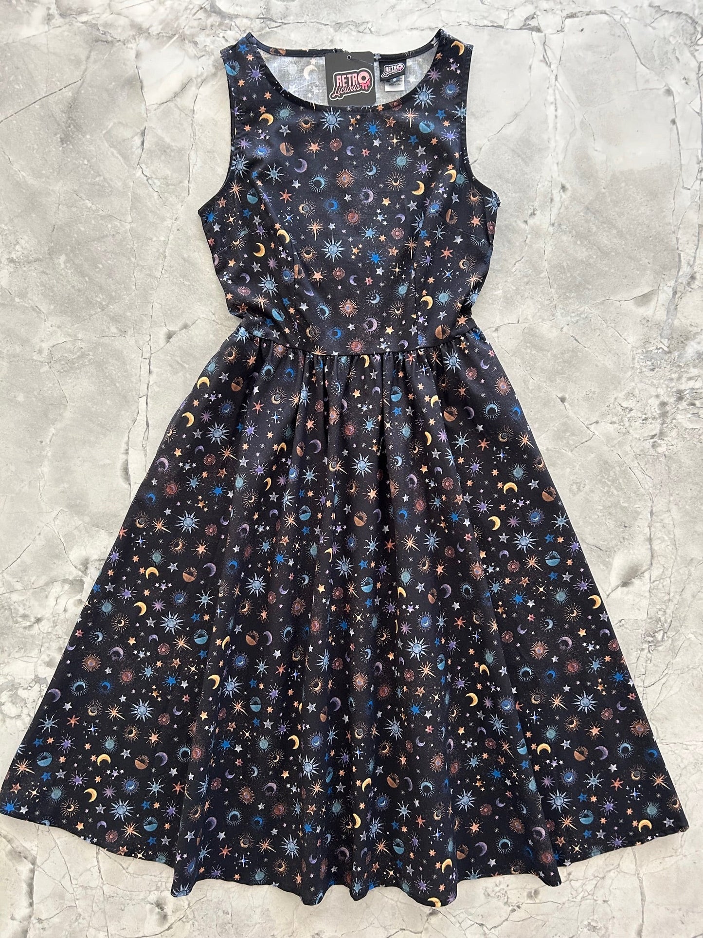 Celestial Midi Dress | Retrolicious