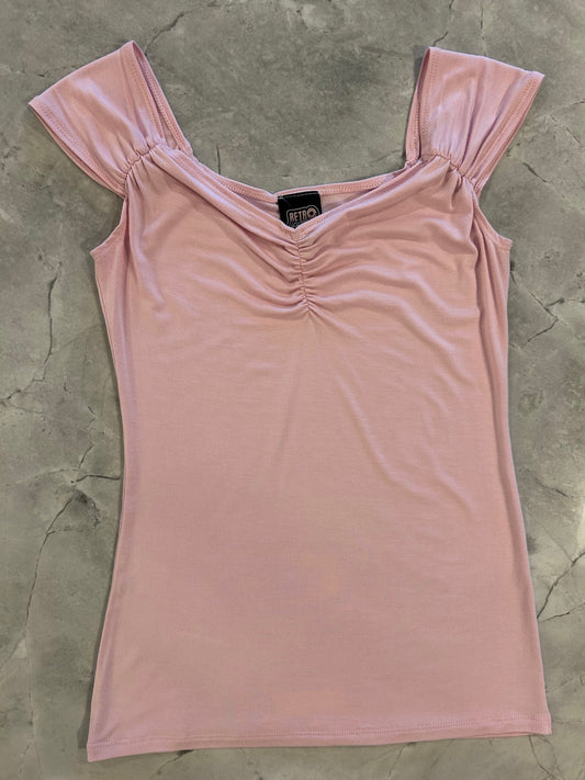 Isabel Top in Blush | Retrolicious