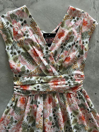 Pink Floral Greta Dress | Retrolicious