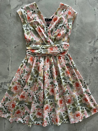 Pink Floral Greta Dress | Retrolicious